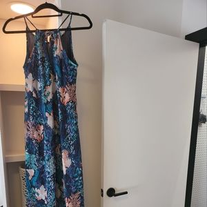 BOGO EVERYTHING $10 Coral reef print high low maxi